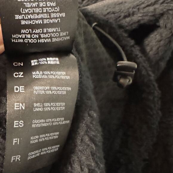 Womens Kuhl Size M Black Fleece 1/4 Zip Hooded Pullover Jacket Mountains Outdoor - Picture 10 of 10